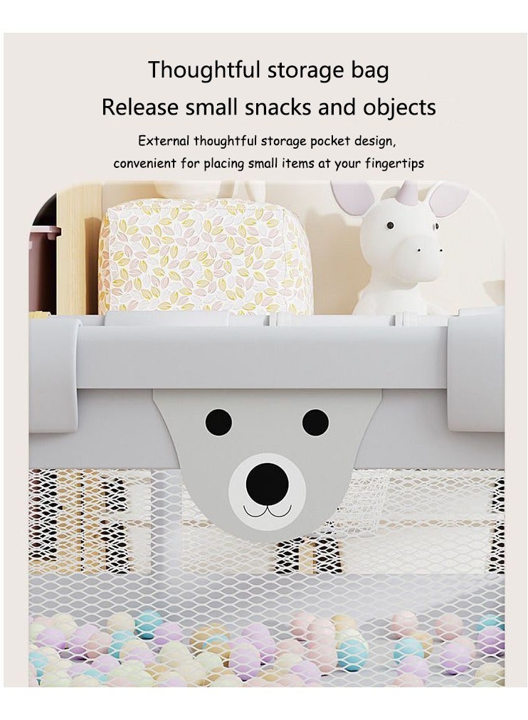 Baby Playpen, Playpens for Babies, Large Playard for Toddlers, Recreation Area, Sturdy Safety Baby Play Yard Fence,Baby Gate Playpen (150*180 CM)