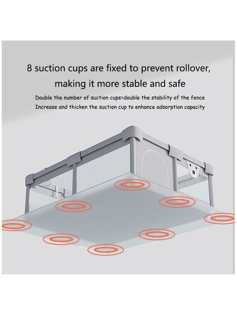 Baby Playpen, Playpens for Babies, Large Playard for Toddlers, Recreation Area, Sturdy Safety Baby Play Yard Fence,Baby Gate Playpen (150*180 CM)