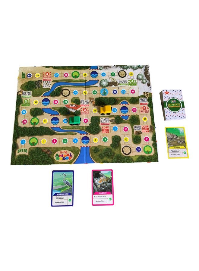 Animal Buddy Bhutan Wild Trail Safari Board Game KD2088