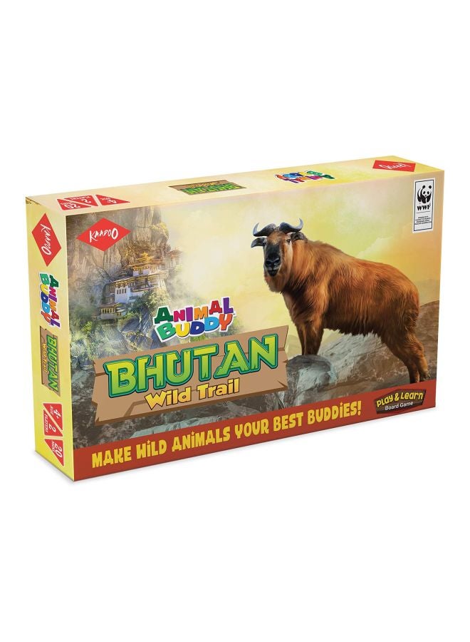 Animal Buddy Bhutan Wild Trail Safari Board Game KD2088