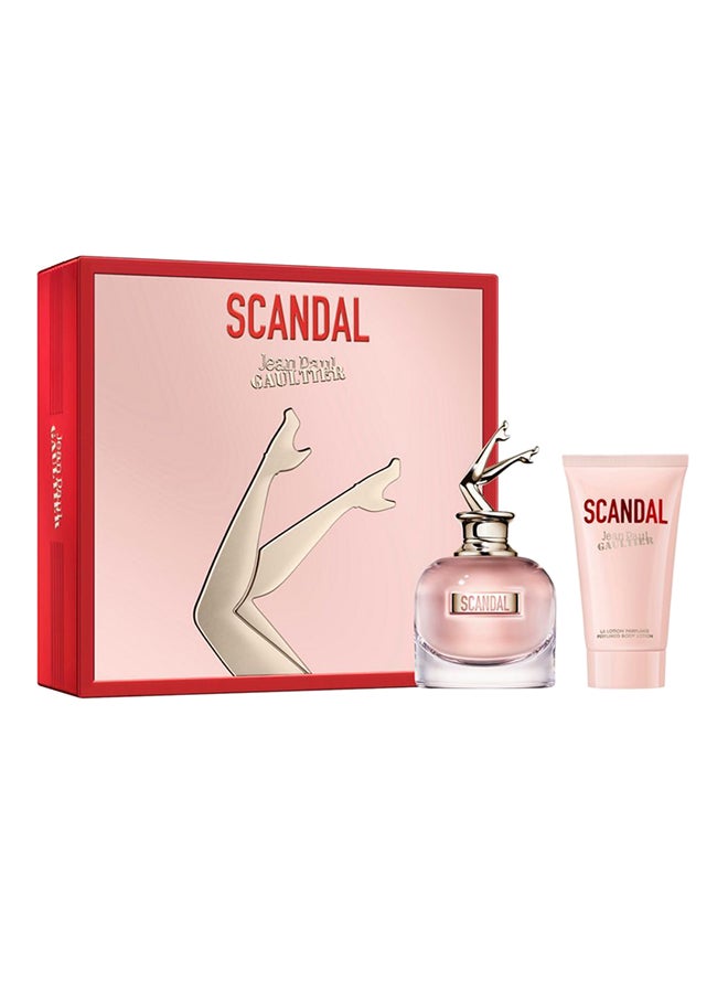 Scandal Gift Set (1x EDP Spray 80ml, 1x Body Lotion 75ml)