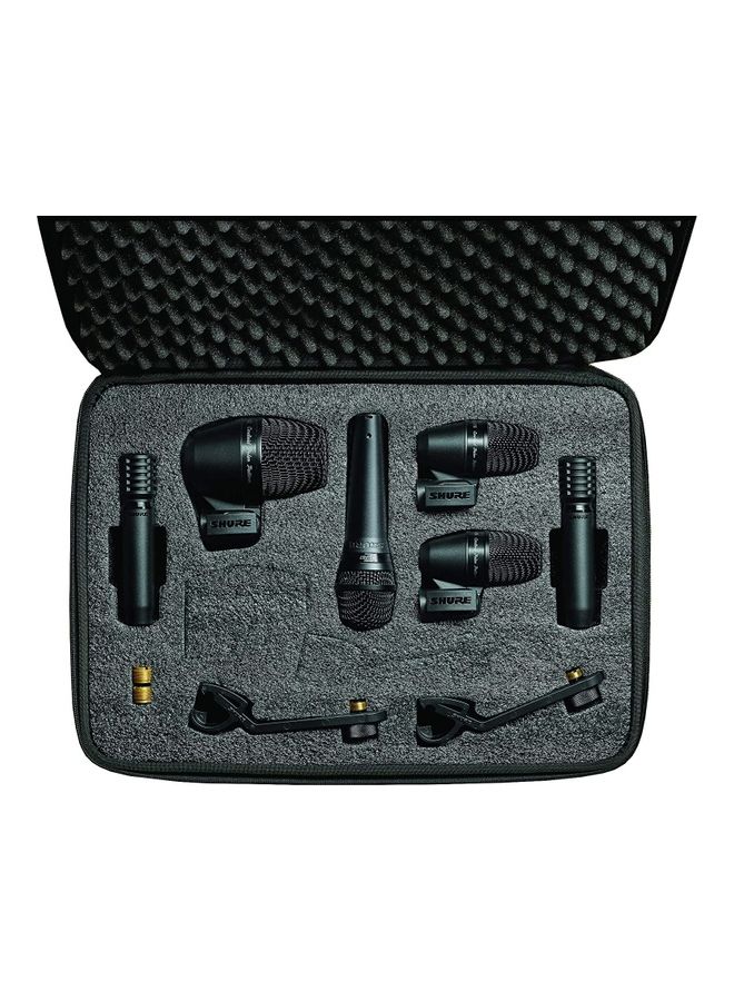 PG ALTA 6-Piece Drum Microphone Kit PGADRUMKIT6 Black