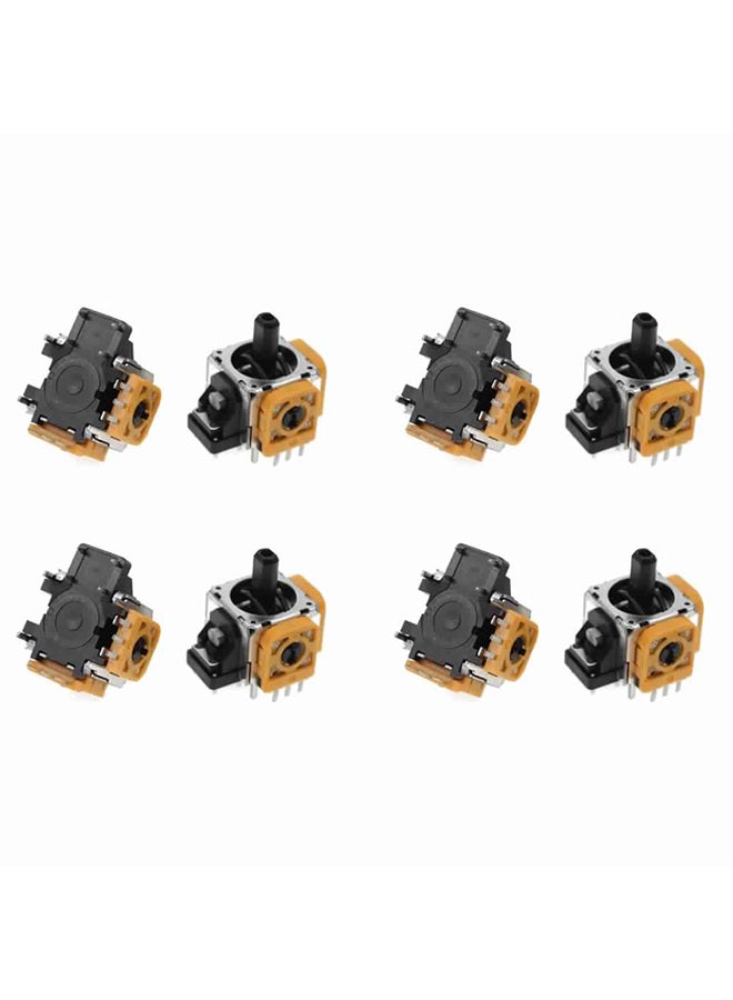 8Pcs 3D Analog Joystick Thumb Stick Module Replacement Parts for Sony for PS4