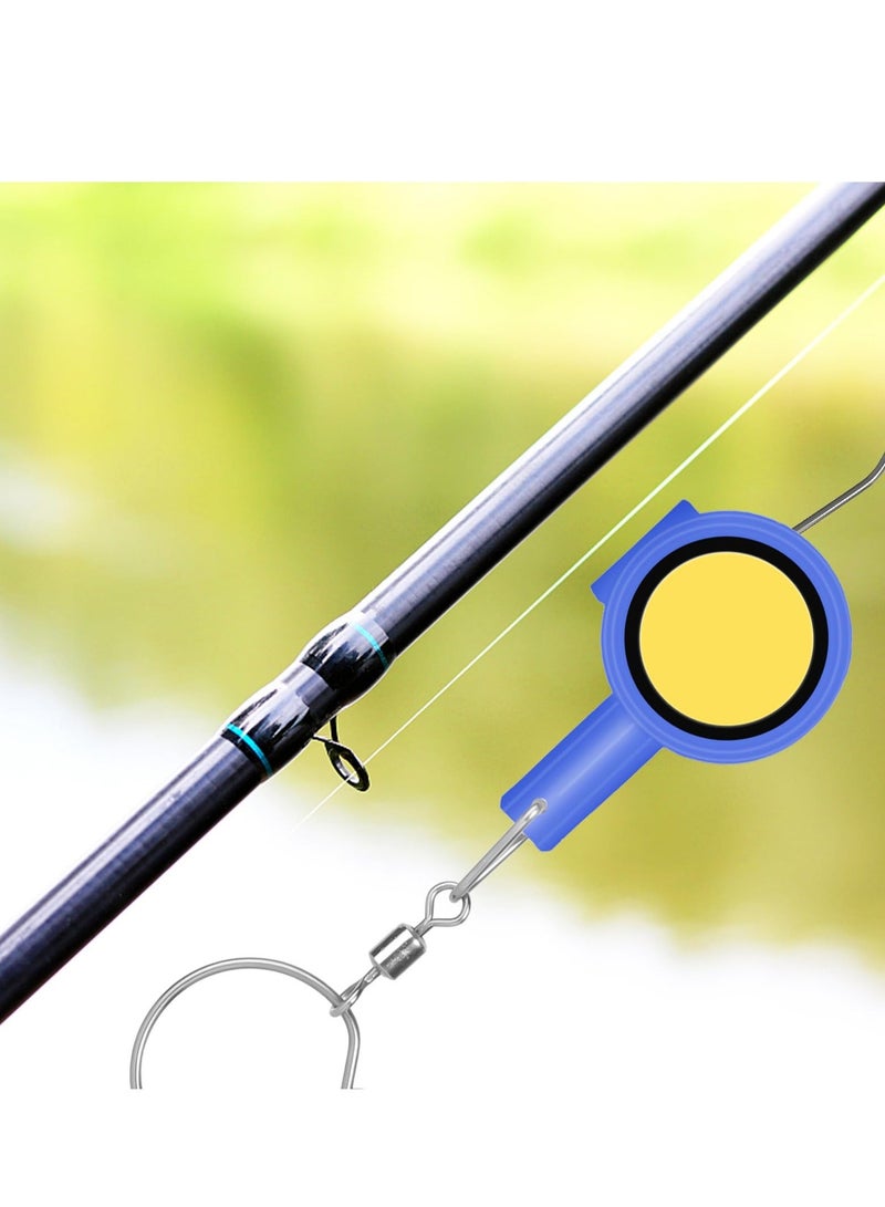 Fishing Knot Tying Tool, 6Pcs Line Knots Tool Protect from Fish Hooks Easily Tie Multifunctional Fly Tackle Accessories for Freshwater Saltwater