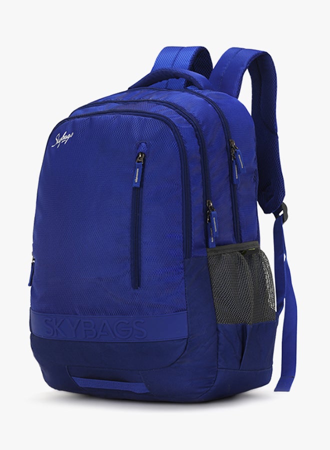 Three Compartment Polyester Backpack - 35 Liter Blue