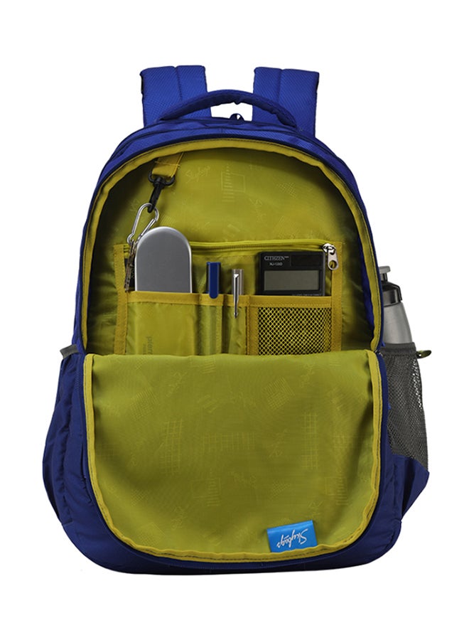 Three Compartment Polyester Backpack - 35 Liter Blue