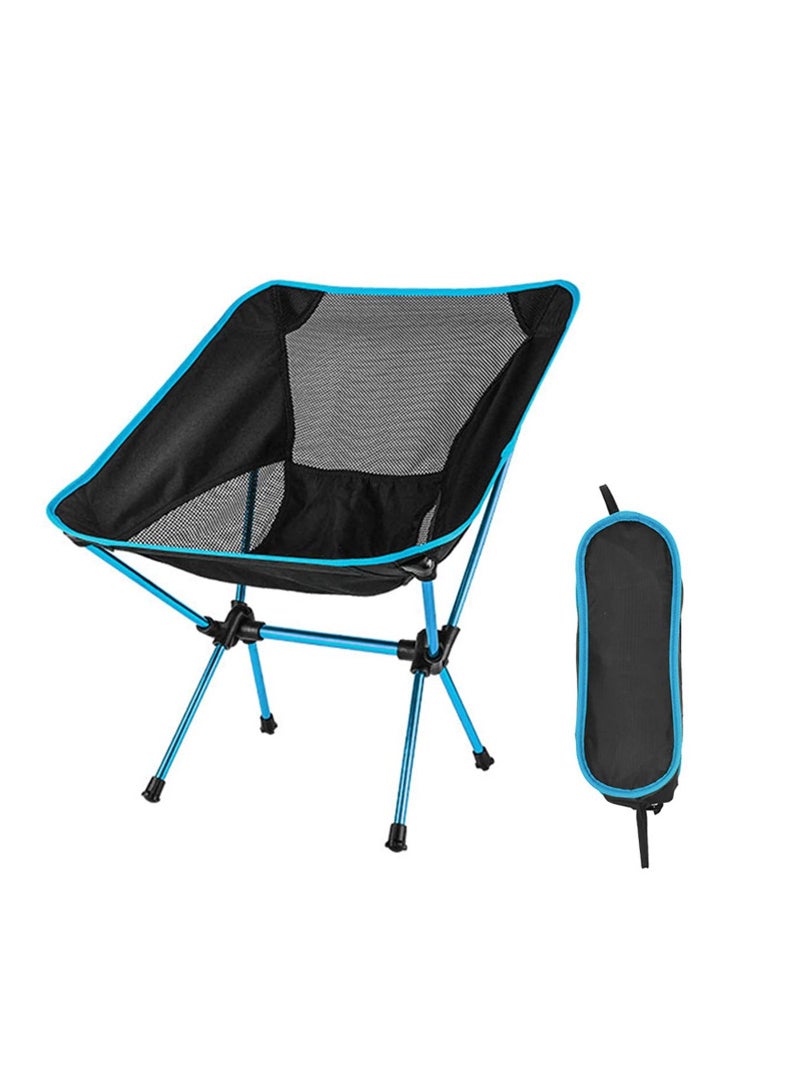 Camping Chairs, 1 Pack Ultralight Portable Compact Folding Beach Chairs Ergonomic Design Durable and Breathable Chair with Carry Bag for Outdoor Backpacking Hiking