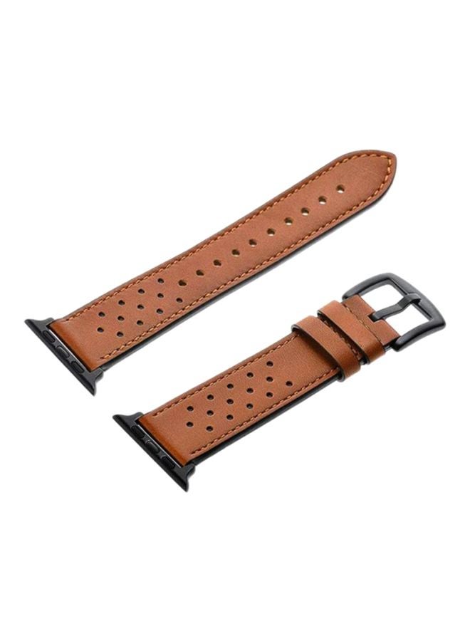 Replacement Band For Apple Watch Series 1/2/3/4 44mm Brown