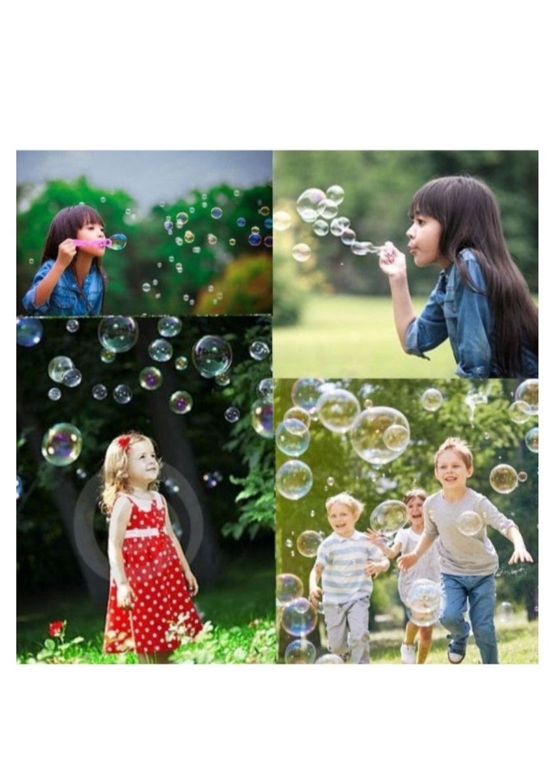 2 Pcs Bubble Blowing Solution Water for boys and girls