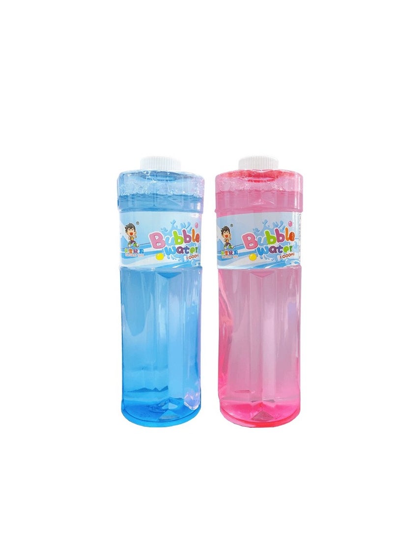 2 Pcs 500ml Bubble Blowing Solution Random Color Endless Fun for Kids