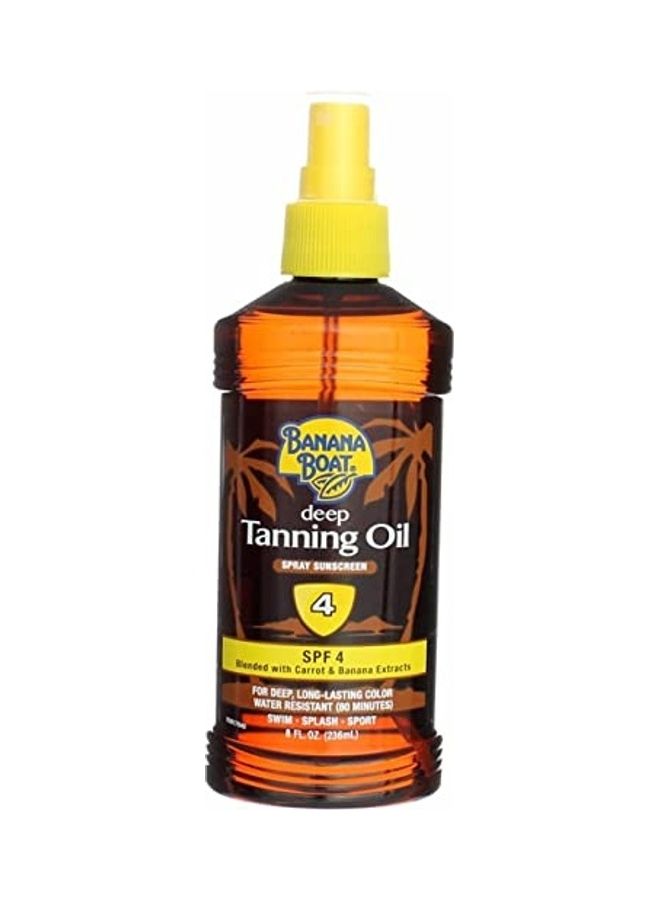 Deep Tanning Spray SPF 4, 8 Ounces, Pack of 2