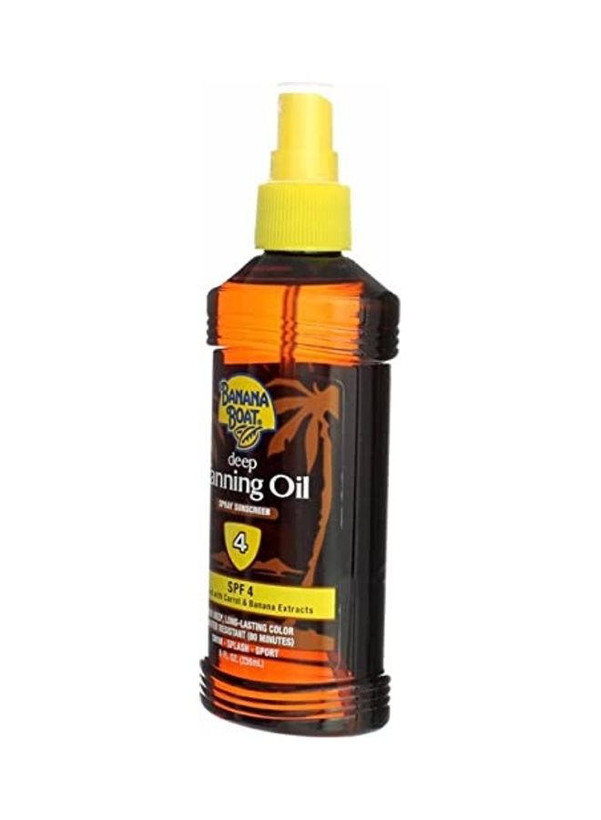 Deep Tanning Spray SPF 4, 8 Ounces, Pack of 2