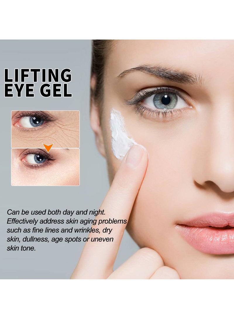 Jaysuing Firming Eye Gel Moisturizing Anti Aging Lightening Spots Fine Lines Even Skin Color Eye Cream