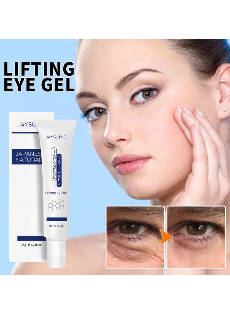 Jaysuing Firming Eye Gel Moisturizing Anti Aging Lightening Spots Fine Lines Even Skin Color Eye Cream