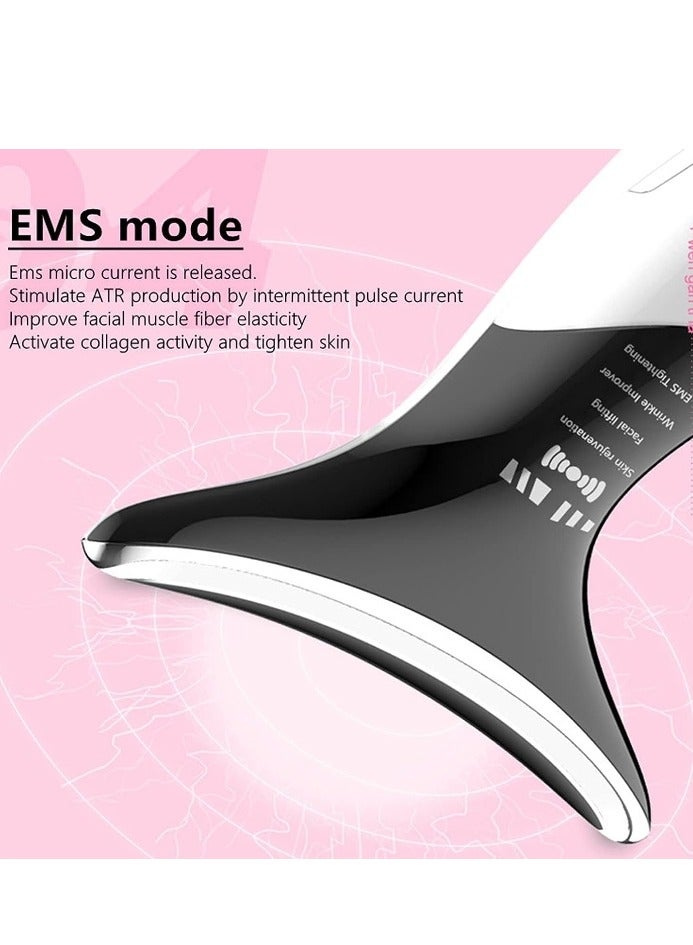 Face Neck Lifting and Tightening Massager Anti-Aging Device, Wrinkle and Double Chin Remover Beauty Device