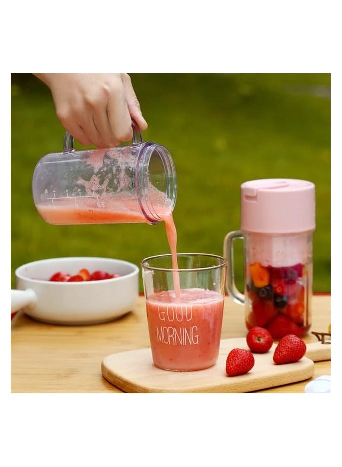 Personal Blender for Shakes and Smoothies, Portable Mixer, USB Rechargeable Portable Mini Mixer, Smoothie Mixer for Travel, Sports