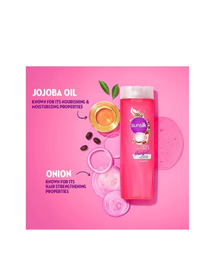 Sunsilk Hairfall Shampoo With Onion Jojoba OiL 195ML