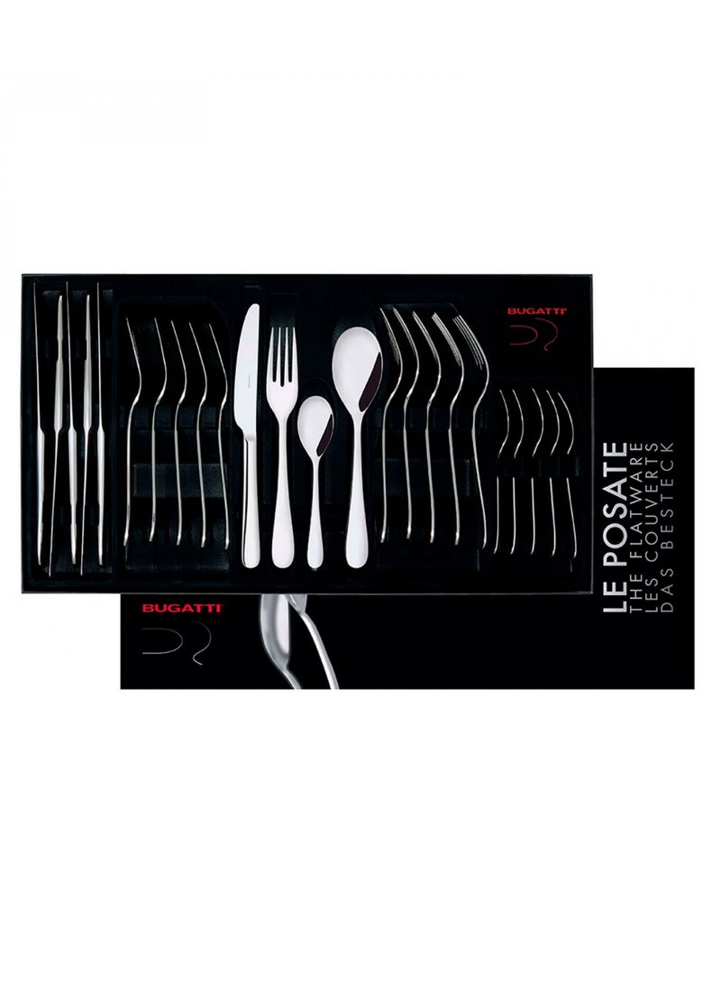 Casa Bugatti SIENA 24 Piece - 18/10 Stainless Steel - Flatware