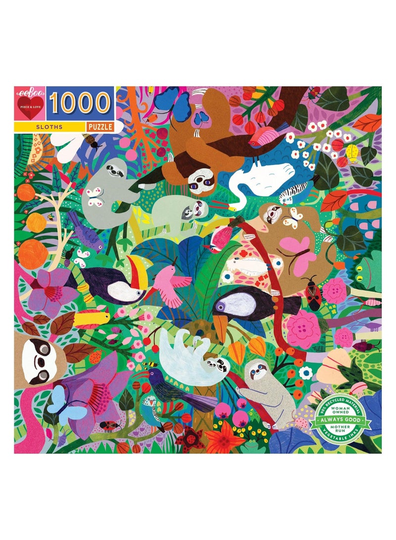 1000 Pieces Square Jigsaw Puzzle, Navy Combo