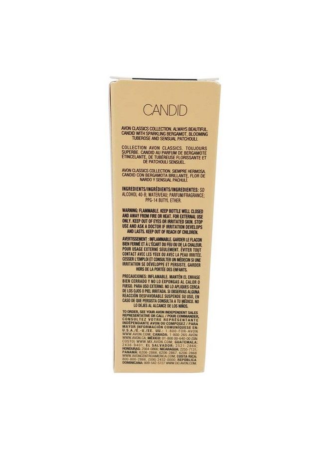 Candid Cologne Spray Classics Collection 1.7 Fl.Oz. (50 Ml)