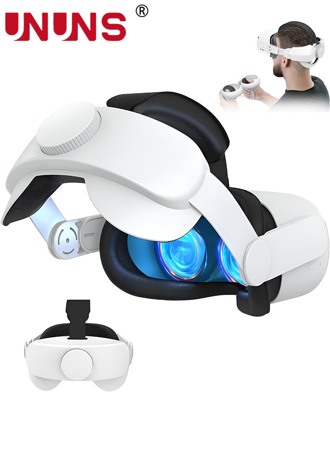 Head Strap Compatible with Oculus Quest 2,Meta Quest 2 Accessories Adjustable Elite Strap Replacement,For Enhanced Comfort  Support and Gaming Immersion In VR-Comfort Head Strap Only