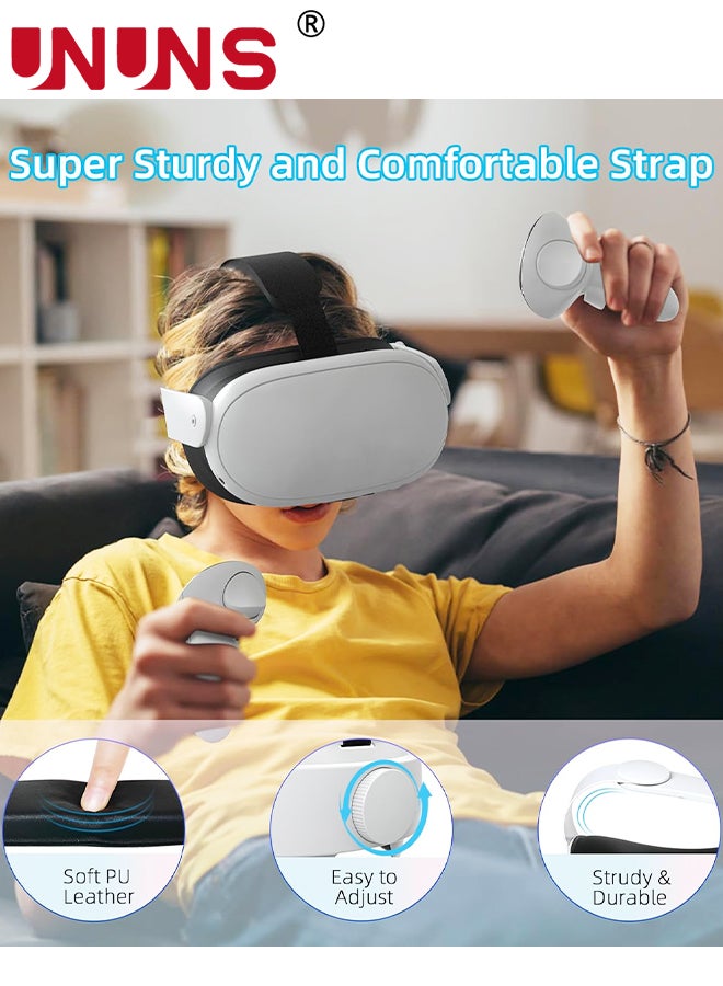 Head Strap Compatible with Oculus Quest 2,Meta Quest 2 Accessories Adjustable Elite Strap Replacement,For Enhanced Comfort  Support and Gaming Immersion In VR-Comfort Head Strap Only