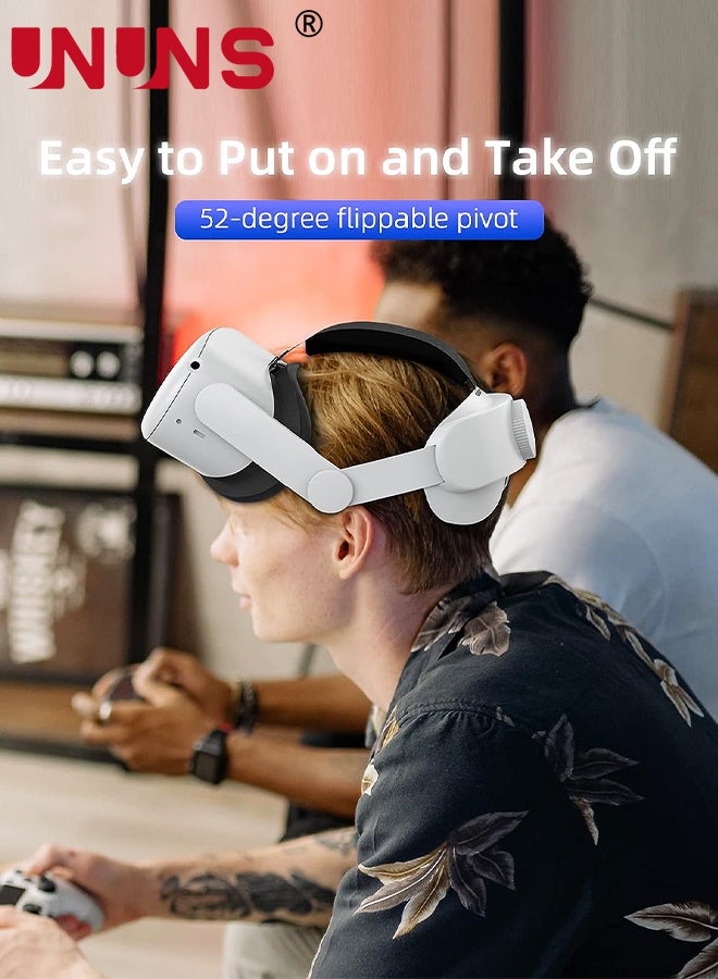 Head Strap Compatible with Oculus Quest 2,Meta Quest 2 Accessories Adjustable Elite Strap Replacement,For Enhanced Comfort  Support and Gaming Immersion In VR-Comfort Head Strap Only