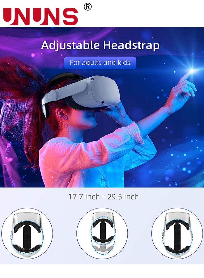 Head Strap Compatible with Oculus Quest 2,Meta Quest 2 Accessories Adjustable Elite Strap Replacement,For Enhanced Comfort  Support and Gaming Immersion In VR-Comfort Head Strap Only