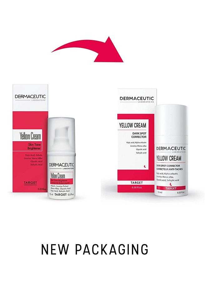 Yellow Cream Dark Spot Corrector 15ml