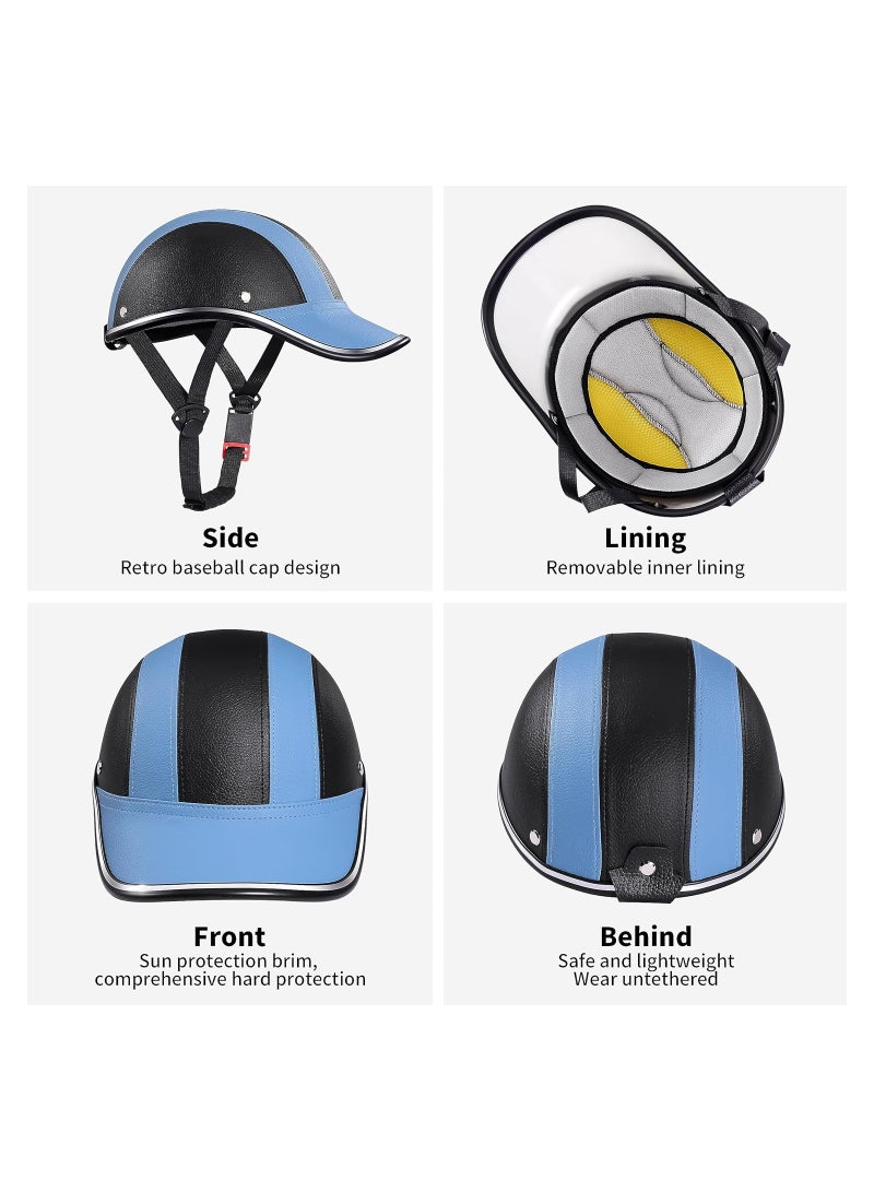 Bike Helmets for Adults, Urban Baseball Cap Style Bicycle Helmet, Bicycle Baseball Helmets, Adults Cycling Urban Style Adjustable Helmet, Mountain Road MTB for Teen Bicycle Helmet for Commuting