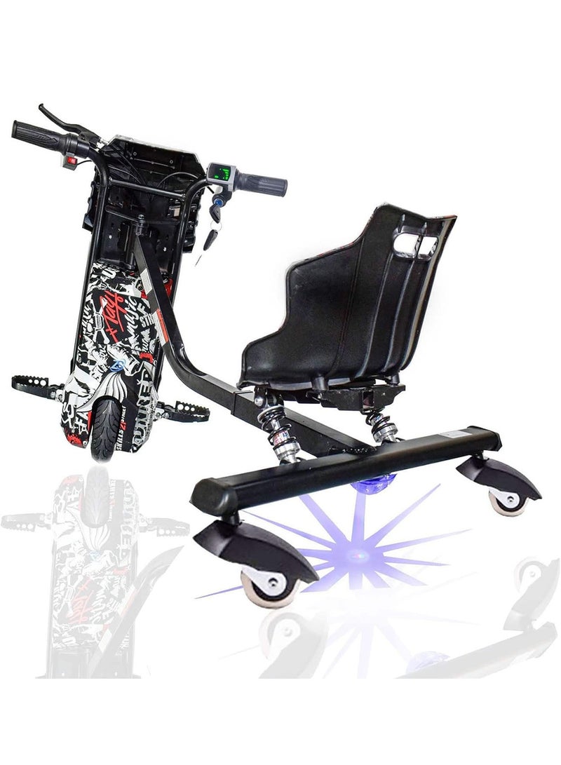 Electric drifting Scooter 3 Wheel Ride On Toy bike for kids with Key and Lights 36V