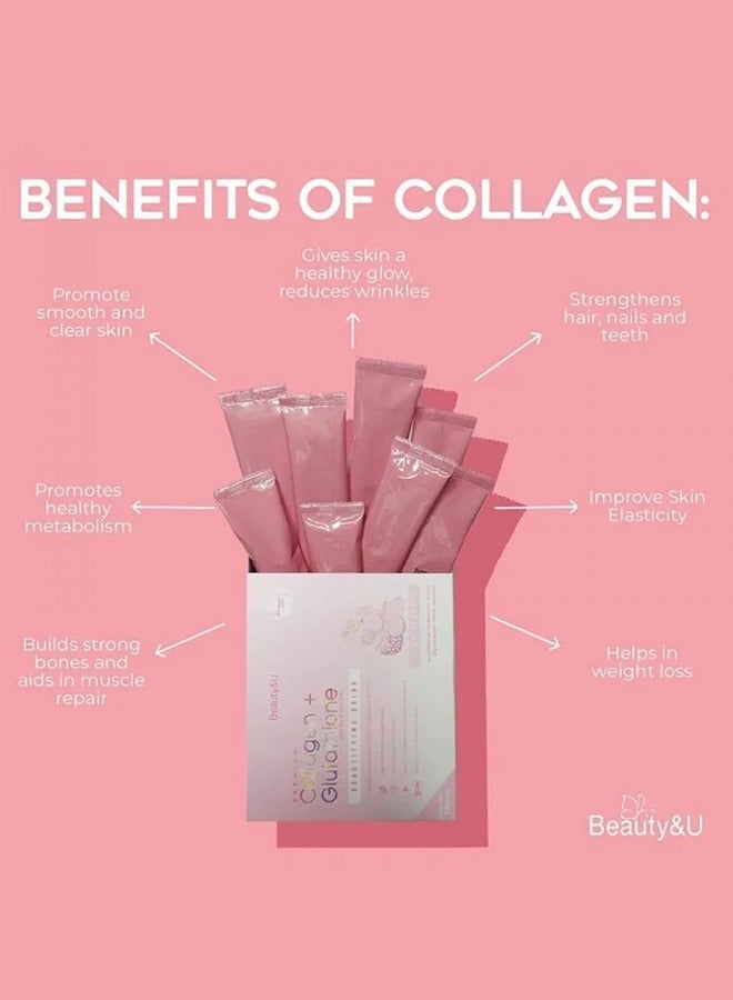 Premium Collagen and Glutathione Beautifying Drink.