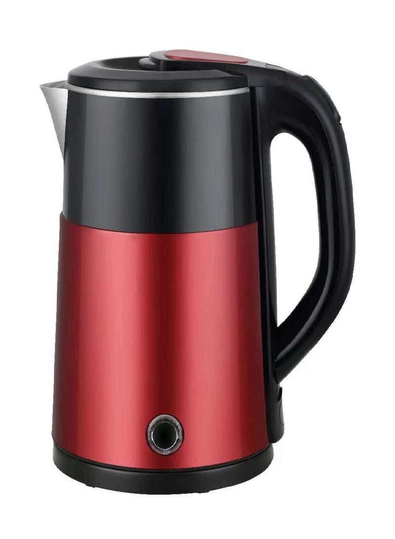 2.2L 1500W Electric Kettle  Stainless Steel Water Boiler | Portable Pot Instant Water Heater And Tea Maker  | Auto Shut-Off Boil-Dry Protection 360° Swivel Base | Cool Handle