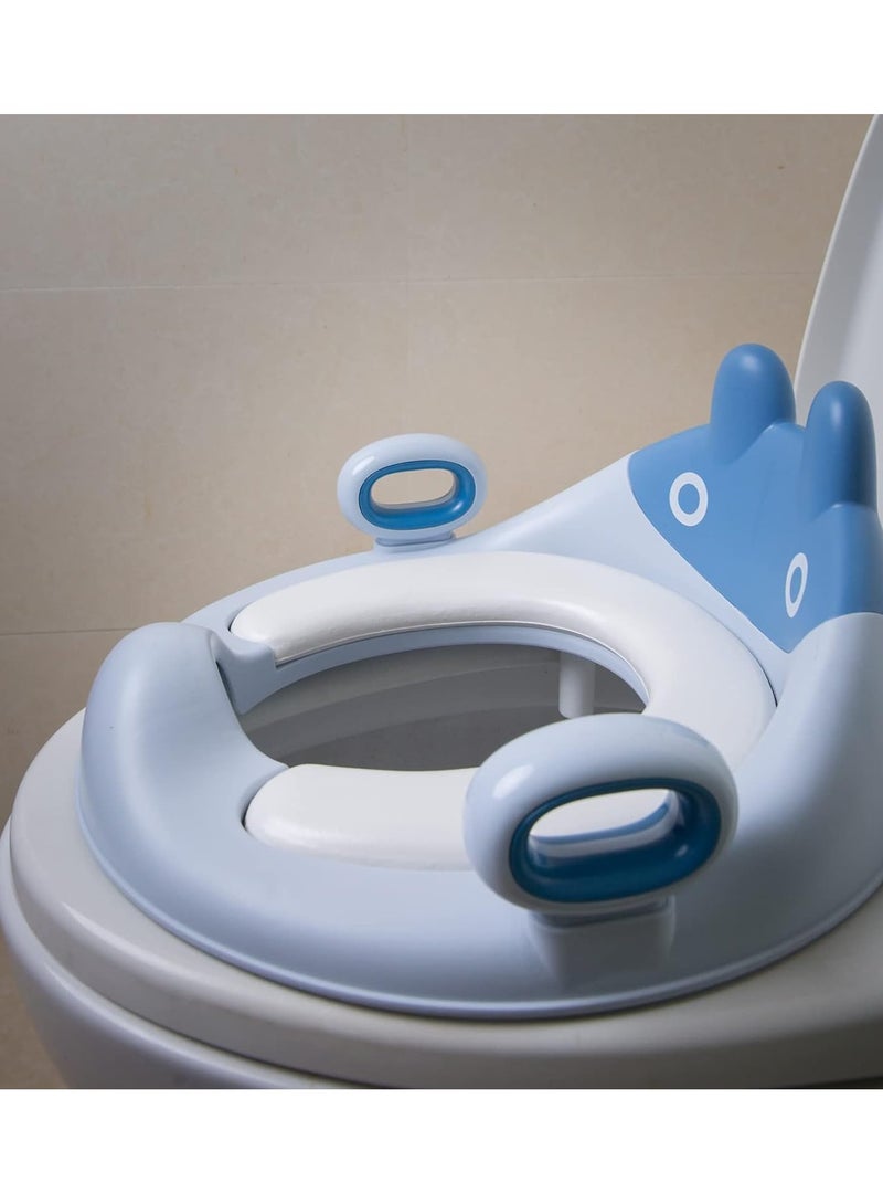 Potty Training Toilet Seat for Boys and Girls,For Toddler Travel, Non-Slip Potty Training Toilet Seat Cover,Cute Cartoon Shape,Easy to Clean.