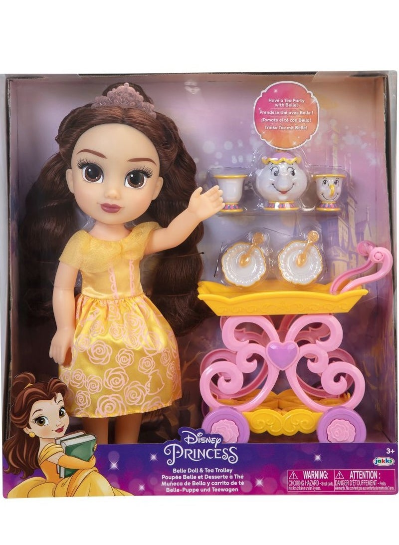 Disney Princess Belle Doll & Tea Trolley