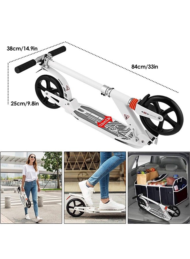 Hight-Adjustable Urban Scooter Folding Kick Scooter With Big Wheels Over 10 years old and adults