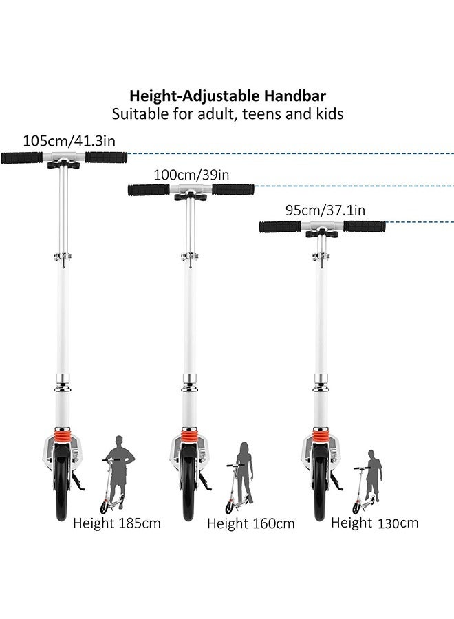 Hight-Adjustable Urban Scooter Folding Kick Scooter With Big Wheels Over 10 years old and adults