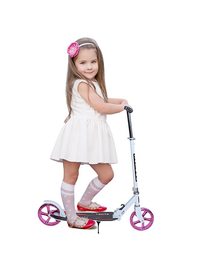 Folding Scooter 2 Wheels 7-15 Years Old Kick Scooter for Kids Adjustable Height & Handlebars