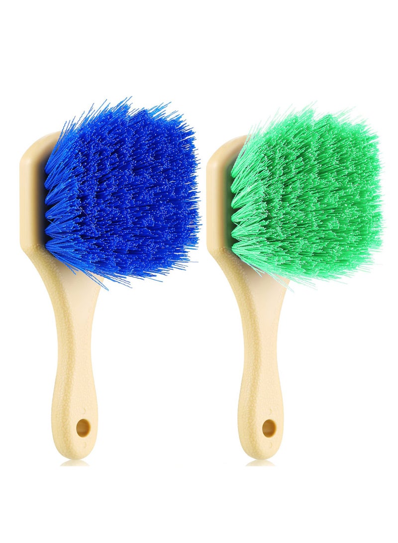 Beach Sand Remover Brush,2 Pcs Beach Accessories Scrub Brushes for Cleaning Beach Soft Bristle Brush for Summer Vacation, Water Sports, Beach Volleyball