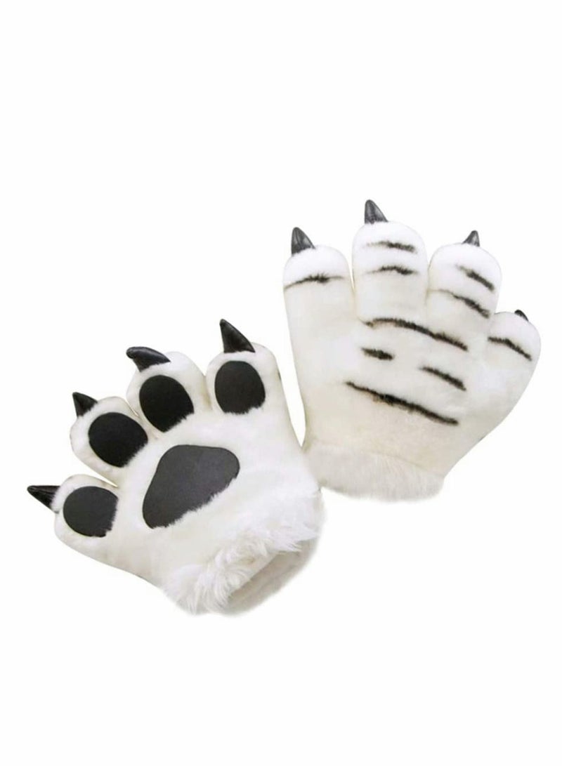Animal Paw Glove, 2 Pcs Winter Warm Glove, Cosplay Animal Hand Paws Glove