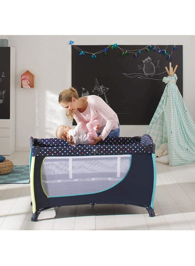 Sleep And Play Center Travel Bed - Blue