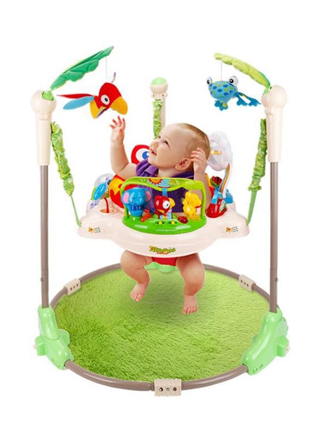 Jumparoo Rainforest Baby Bouncing Jumper Walker With Music And Lights