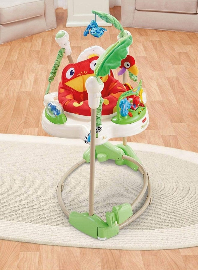 Rainforest Adjustable Baby Jumper Walker Activity Seat With Multifunction Musical Toys