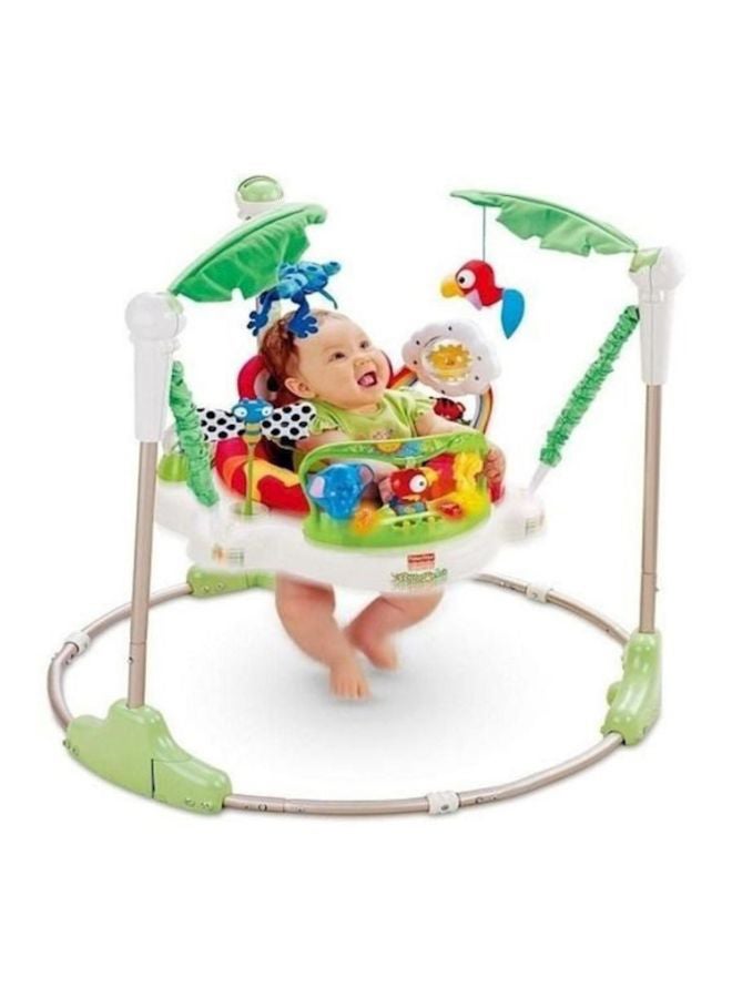 Rainforest Adjustable Baby Jumper Walker Activity Seat With Multifunction Musical Toys