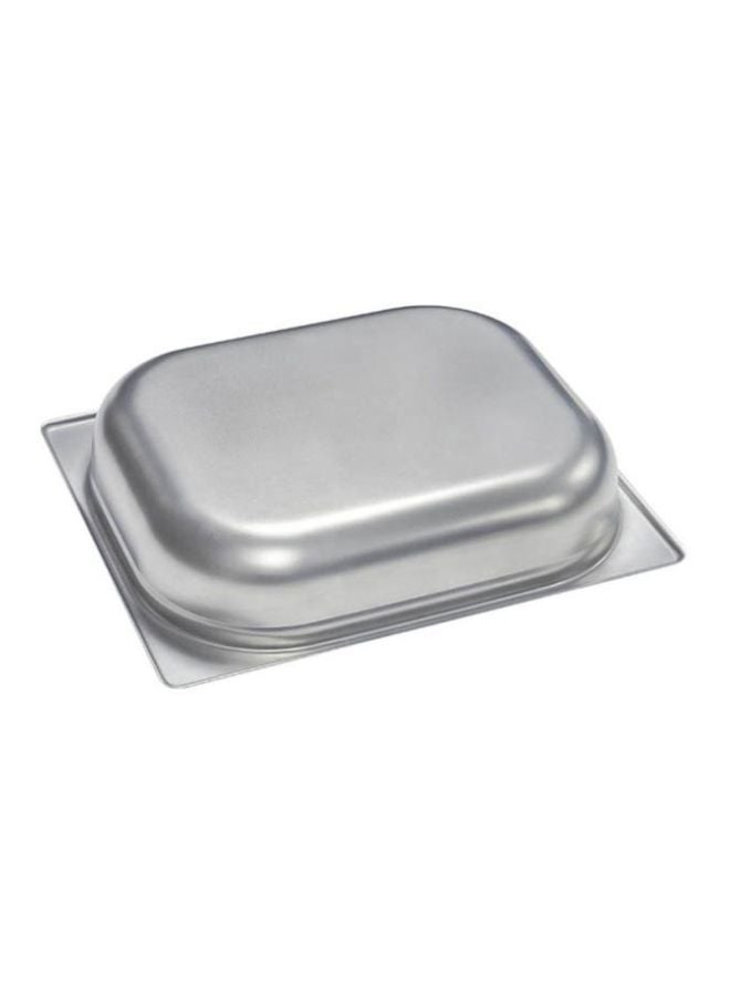 Stainless Steel Gastronorm Pan Silver 32.5x26.5x6.5cm