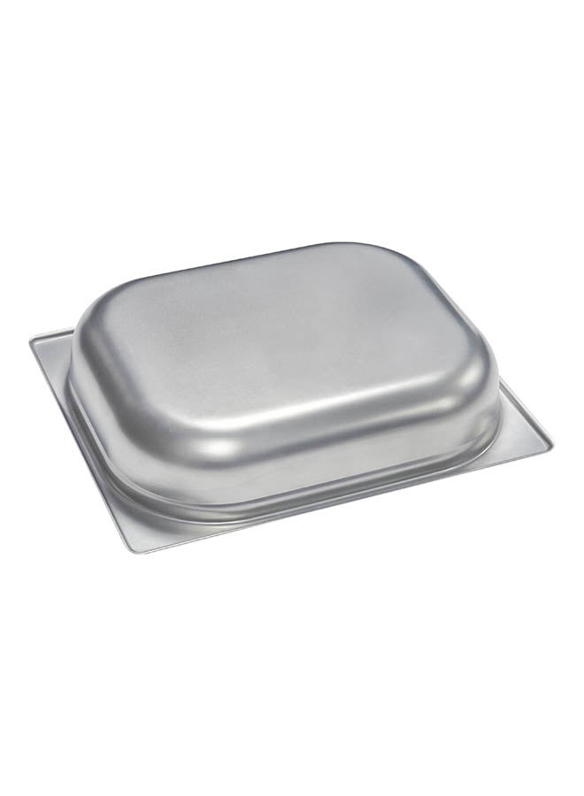 Stainless Steel Gastronorm Pan Silver 32.5x26.5x6.5cm