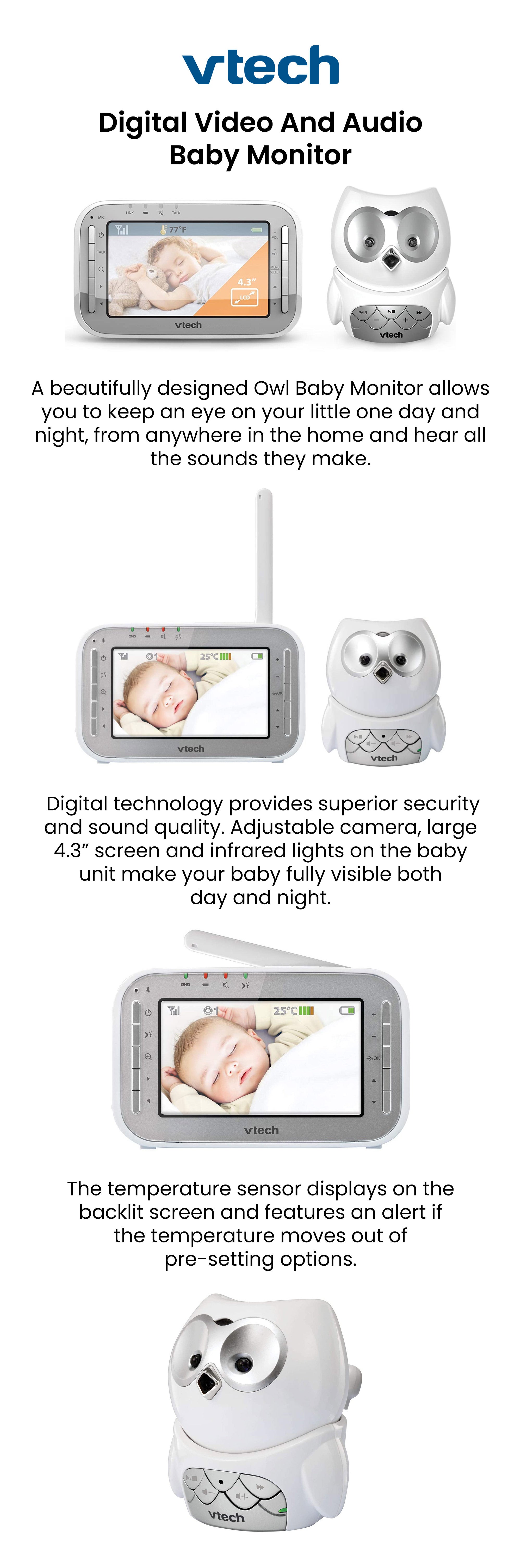 Digital Video And Audio Baby Monitor