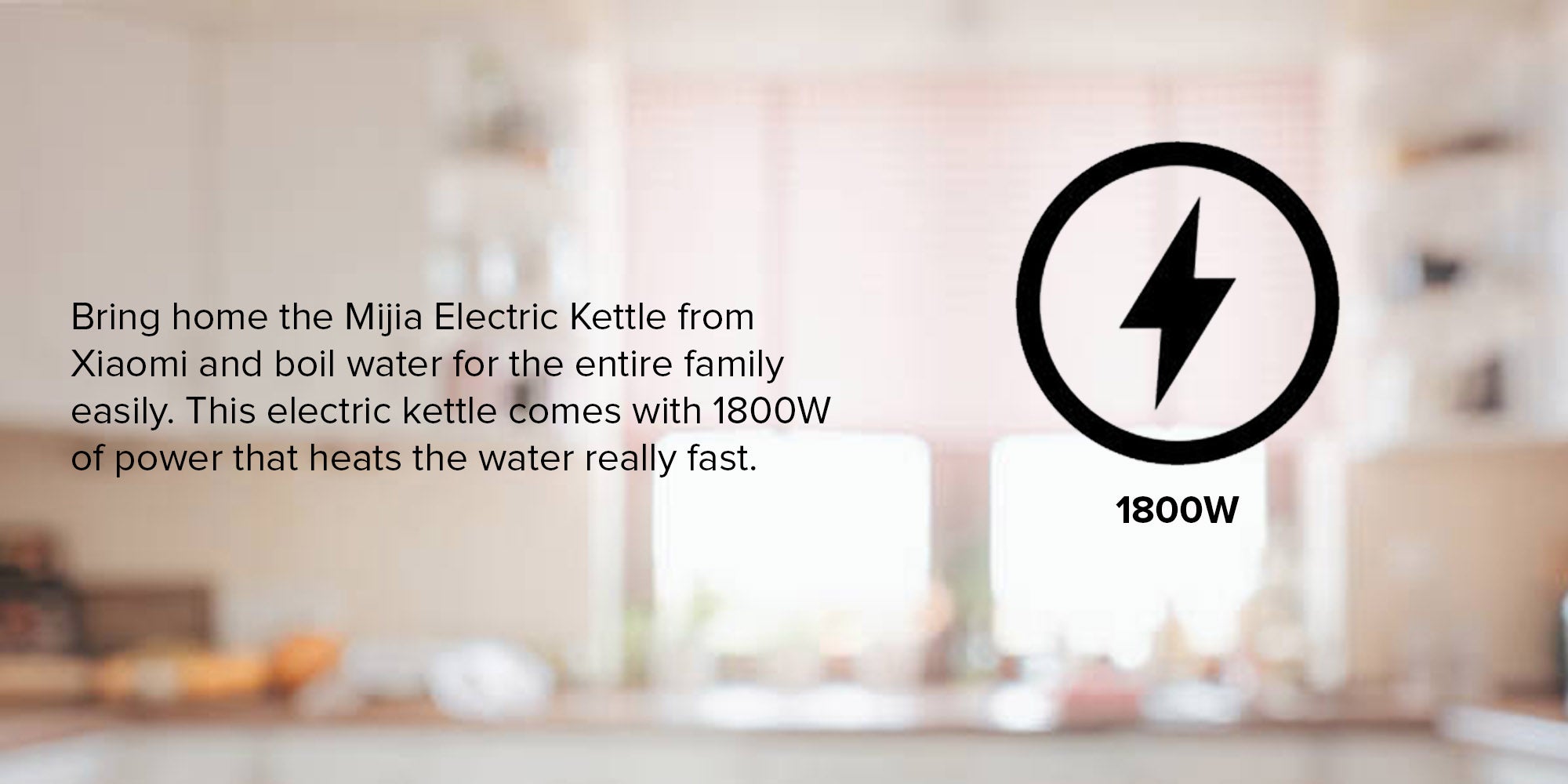 Mijia Electric Water Kettle 1.5L 1.5 L 1800 W PAA1095W-AUzxc White