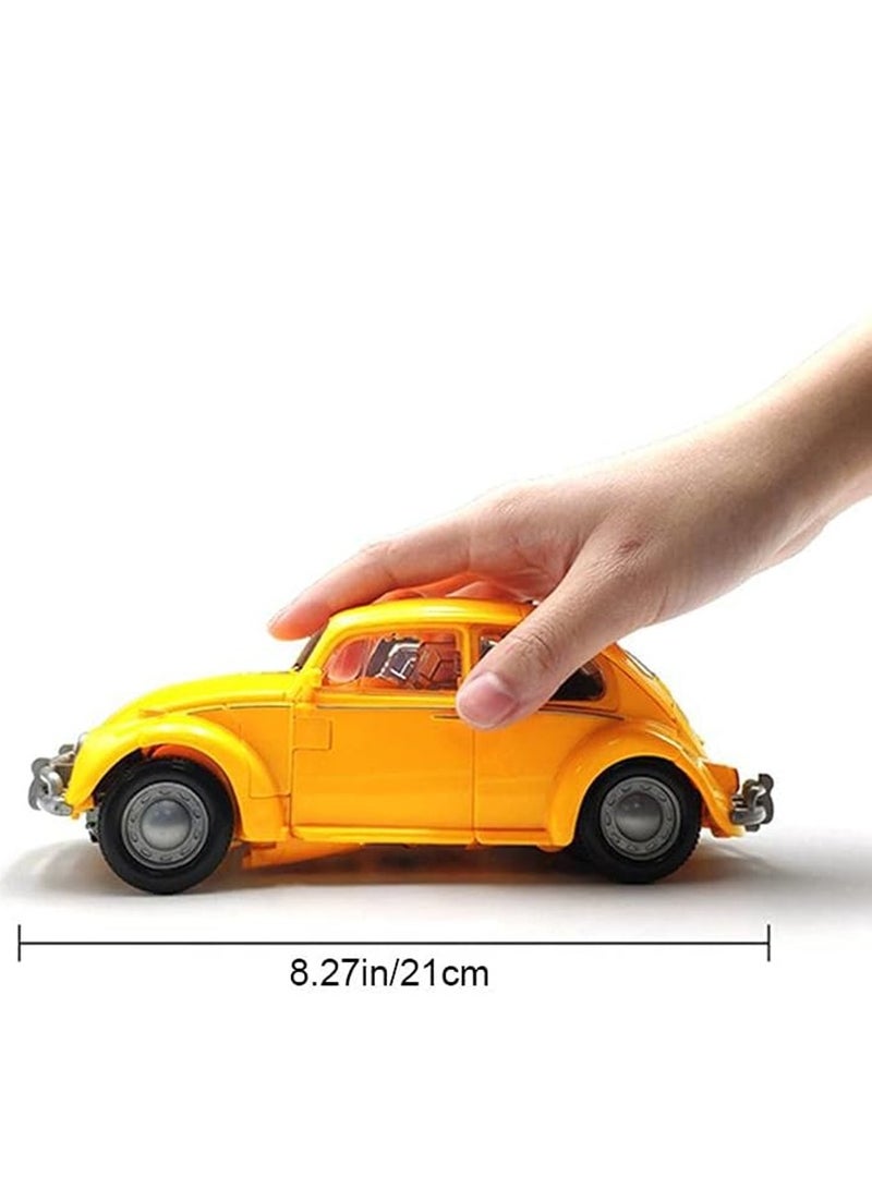 Deformation Robot Toy Deformed Car Robot Toys Action Figure Deformation Car Model Alloy Deformation Portable Robot Toys Gift for Girls Boys