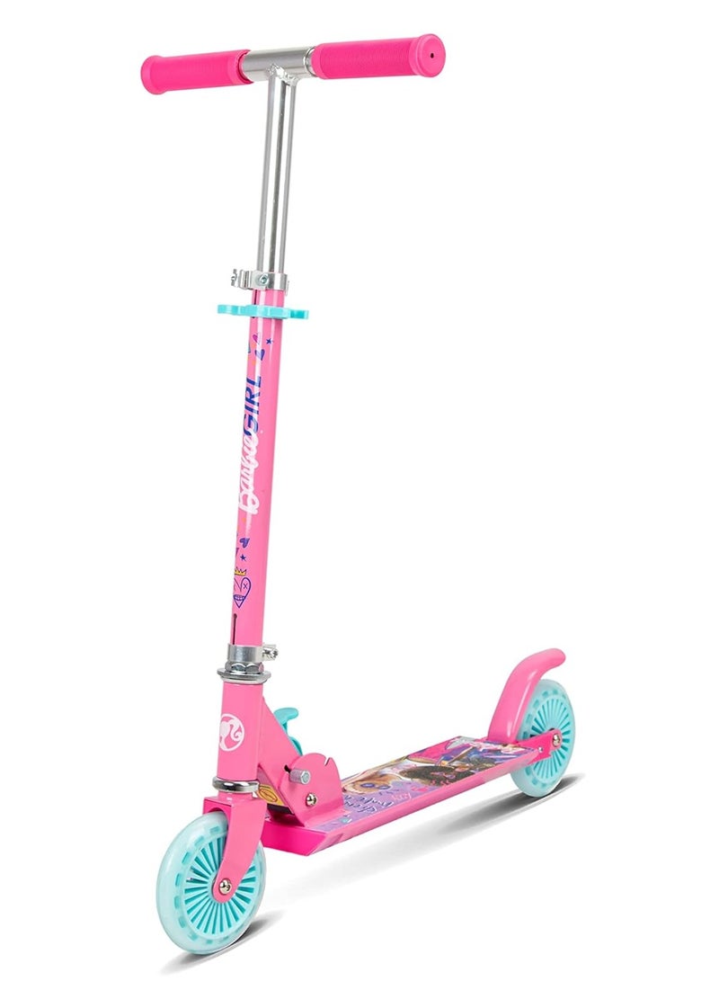 Barbie Scooter 2 wheel, Pink, 120mm, SP-7048